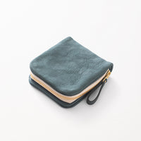 2つ折りファスナー財布 / BlueGreen