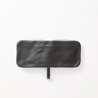 2つ折りファスナー財布 / Black