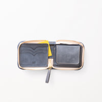 2つ折りファスナー財布 / Marine