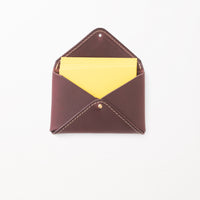 レター型カードケース / Burgundy