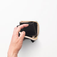 L字ファスナー財布 / Black