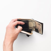 L字ファスナー財布 / Black