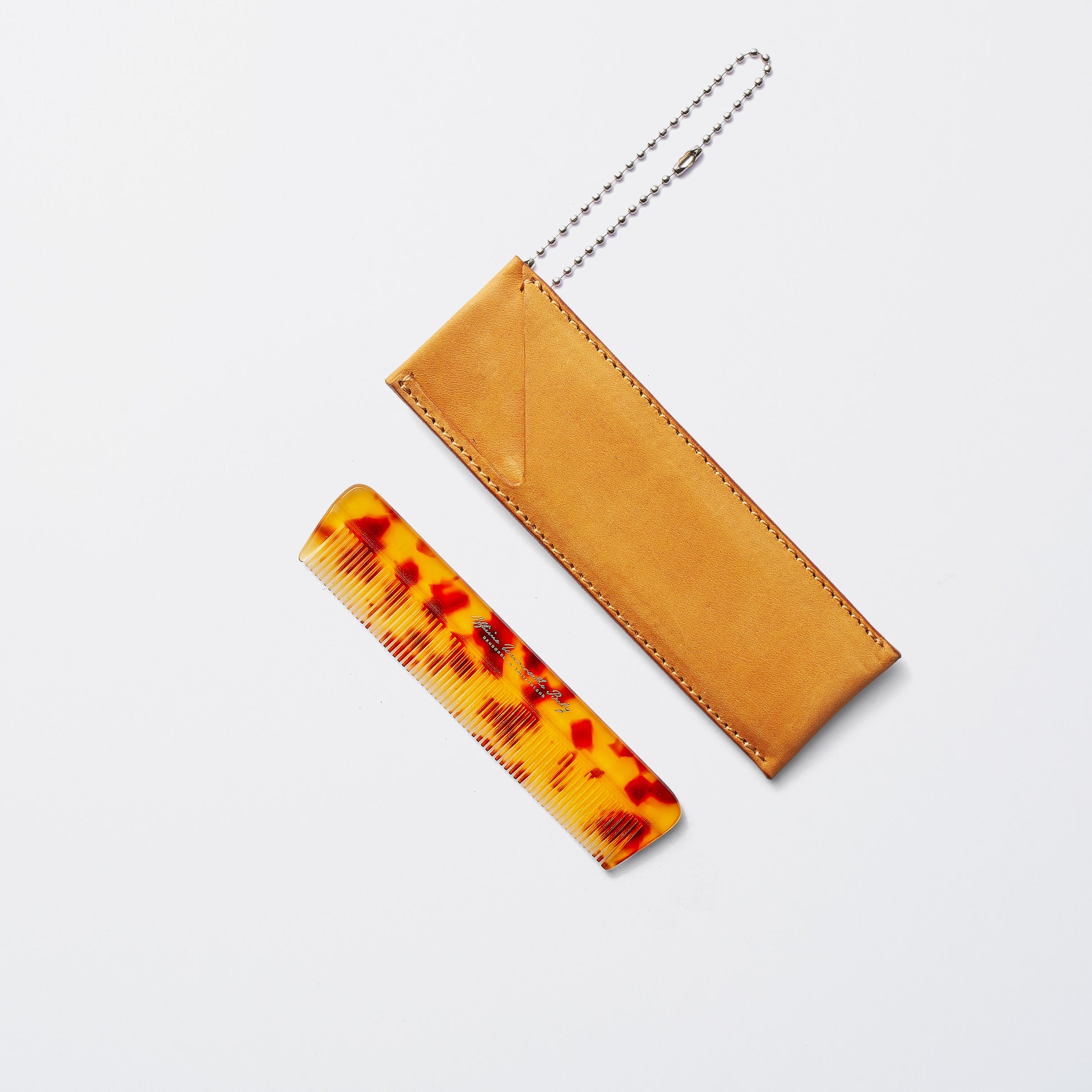 HERMES 牛骨コーム クリーム色 ケース付き エルメス コーム ケース 箱