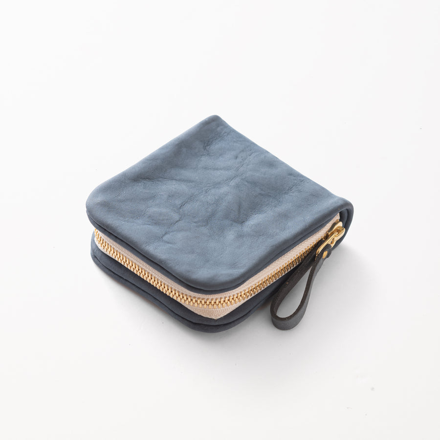 2つ折りファスナー財布 / Marine