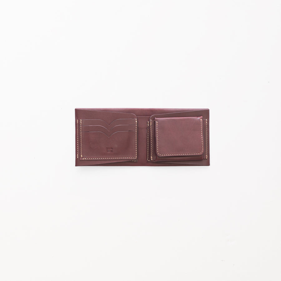 ４つ折り財布 / Burgundy