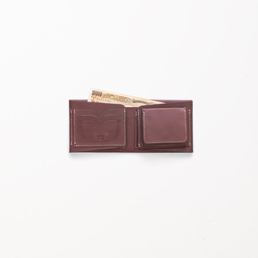 ４つ折り財布 / Burgundy