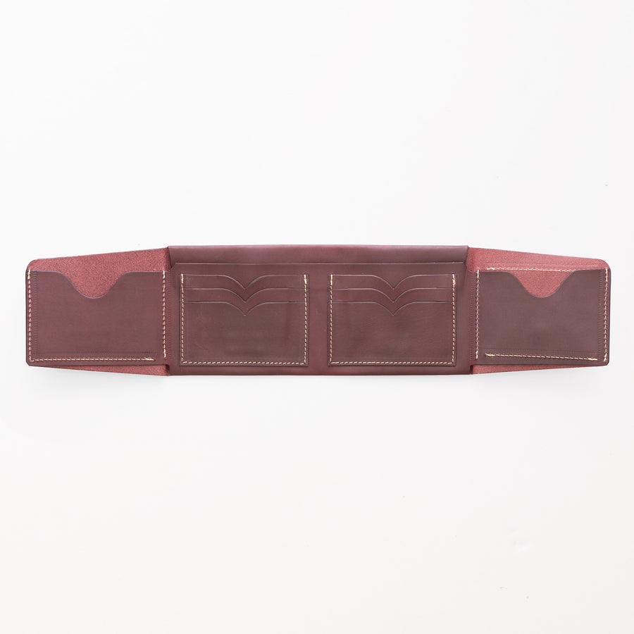 ４つ折り財布 / Burgundy