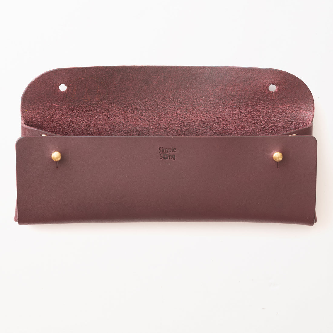 ひらくペンケース / Burgundy