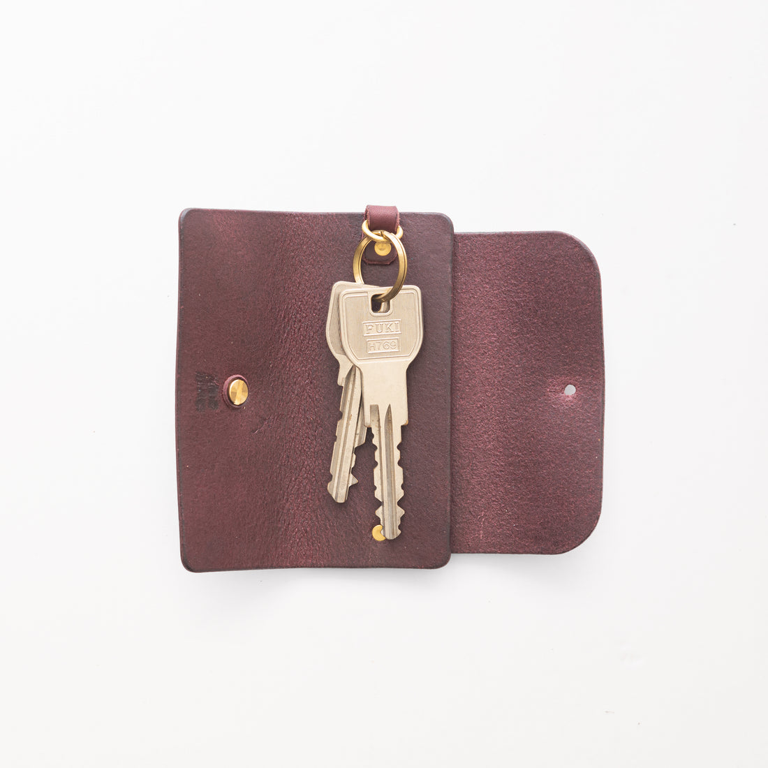 コンパクトキーケース / Burgundy
