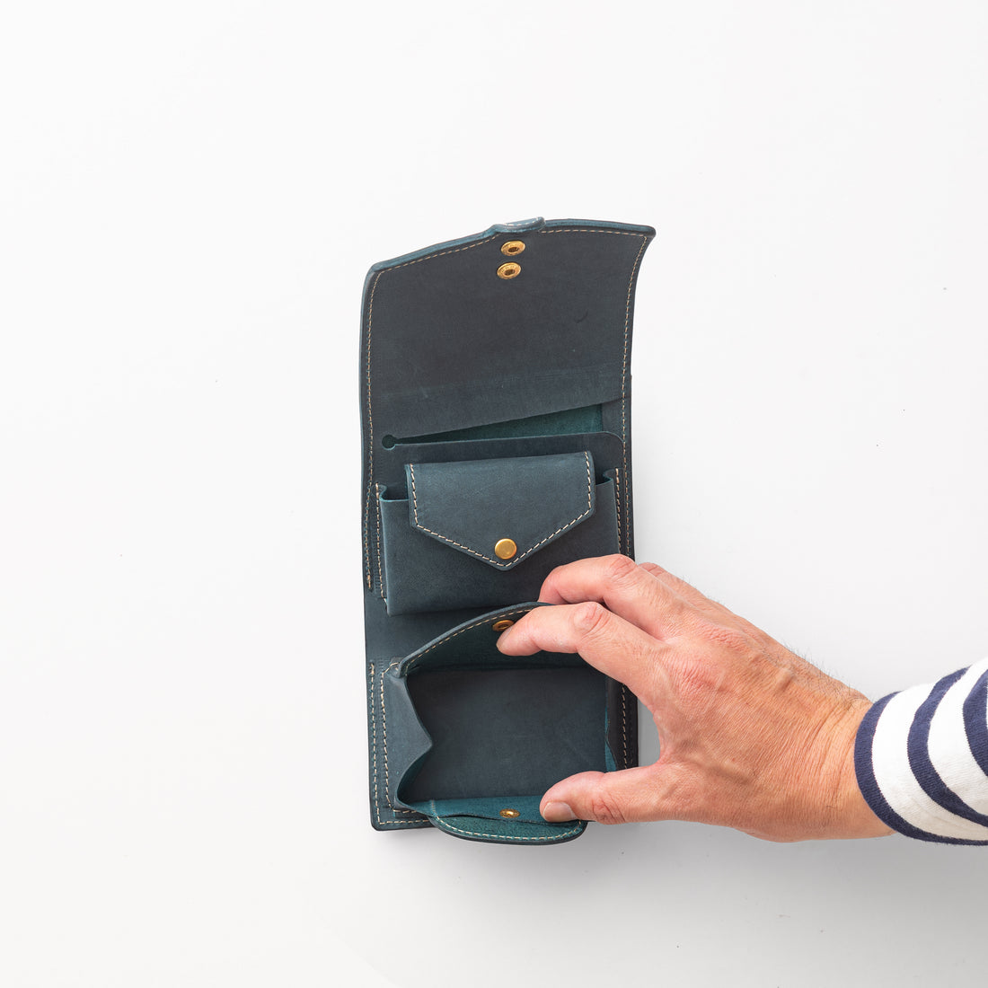 くるみ財布 / BlueGreen