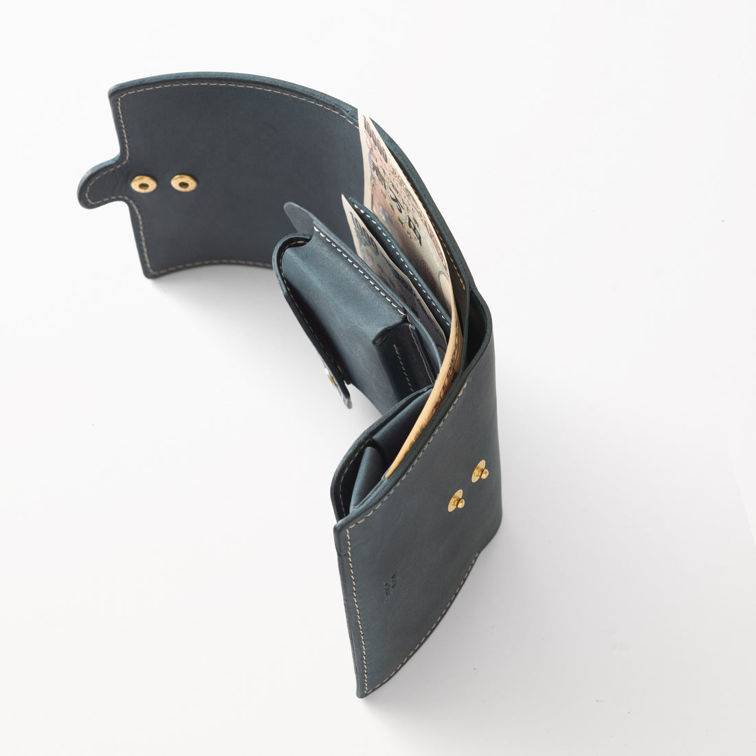 くるみ財布 / BlueGreen