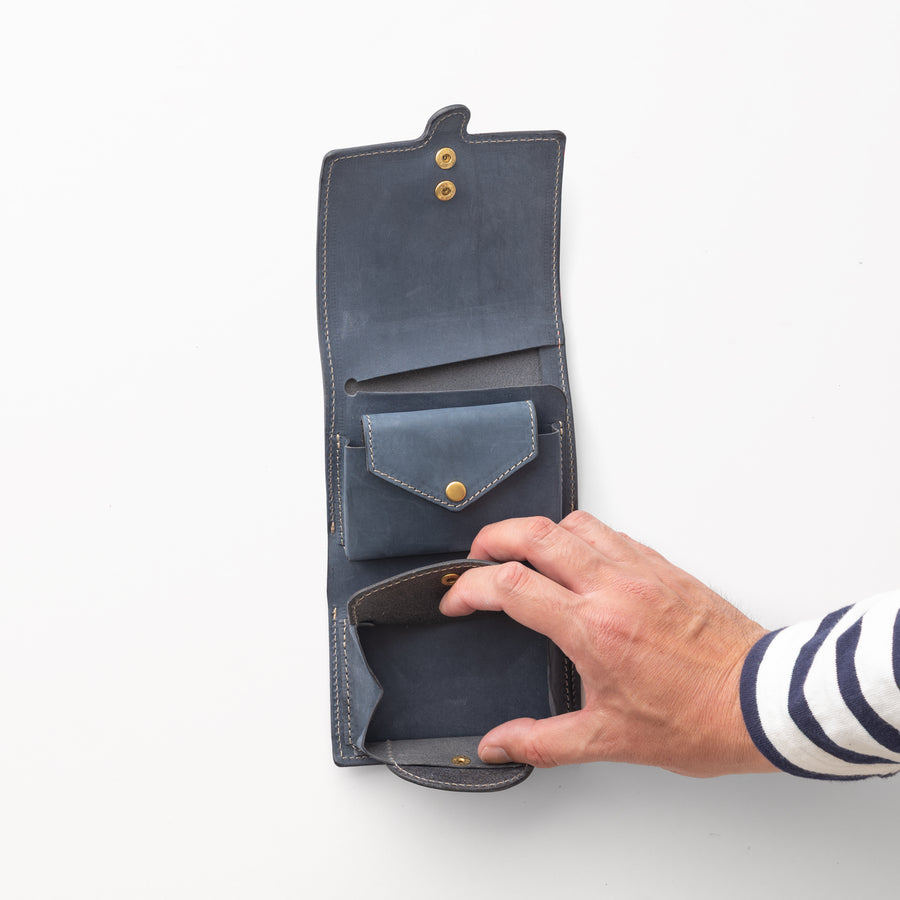 くるみ財布 / Marine