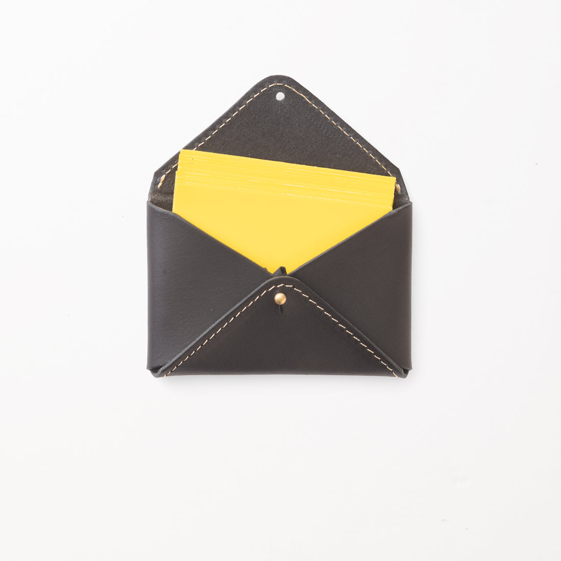 レター型カードケース / Black