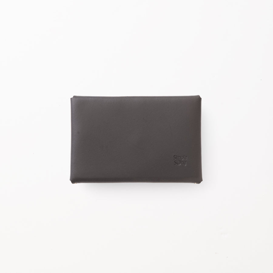 レター型カードケース / Black