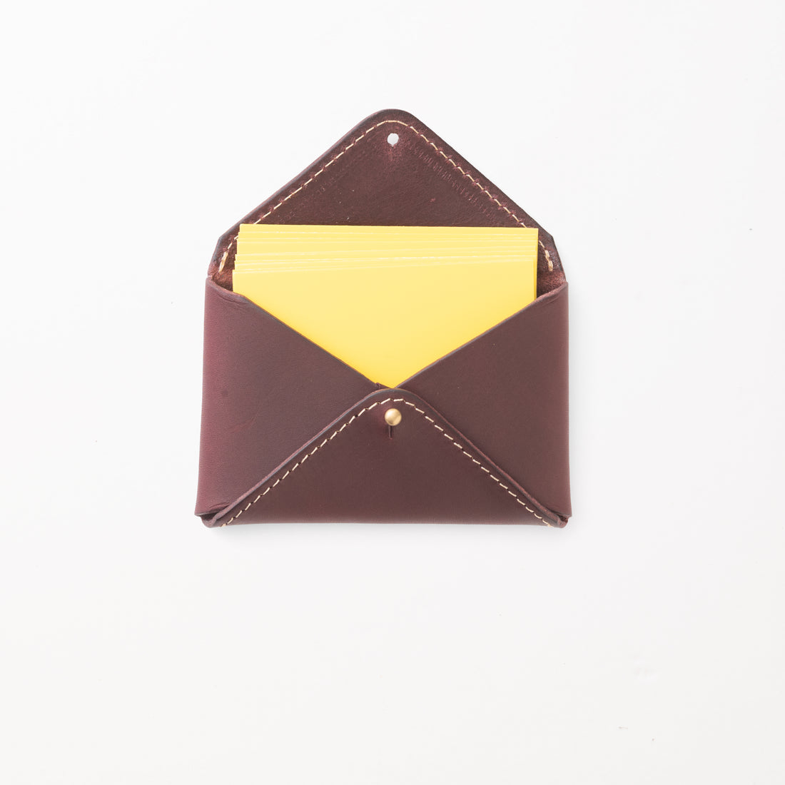 レター型カードケース / Burgundy