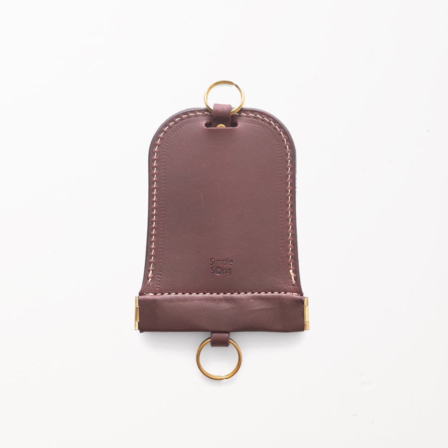 「パクパク」キーケース / Burgundy