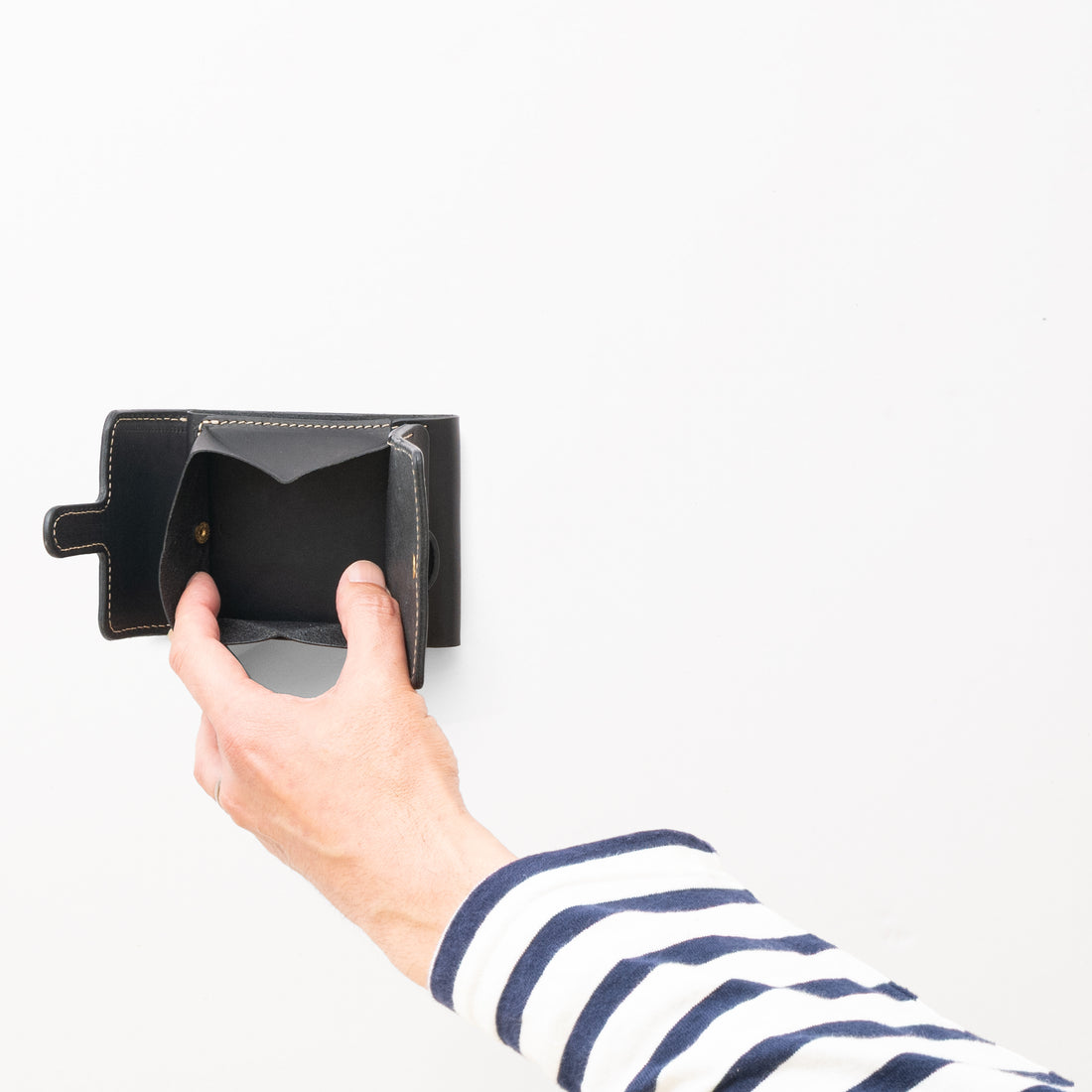 差し込み財布 / Black