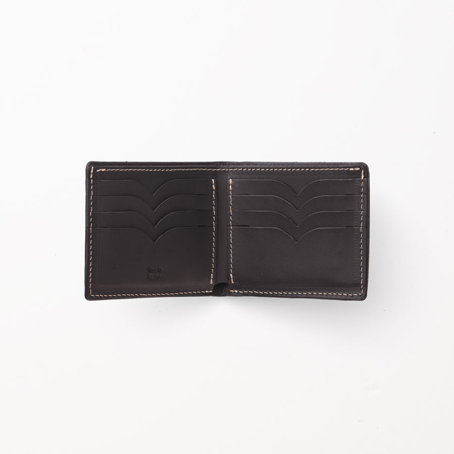 2つ折り財布 / Black