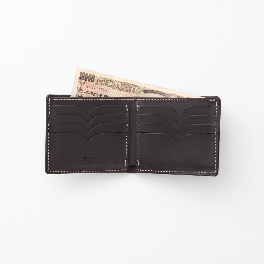 2つ折り財布 / Black