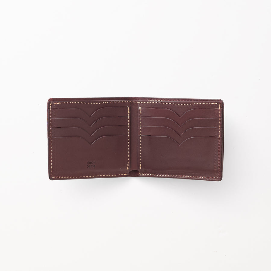 2つ折り財布 / Burgundy