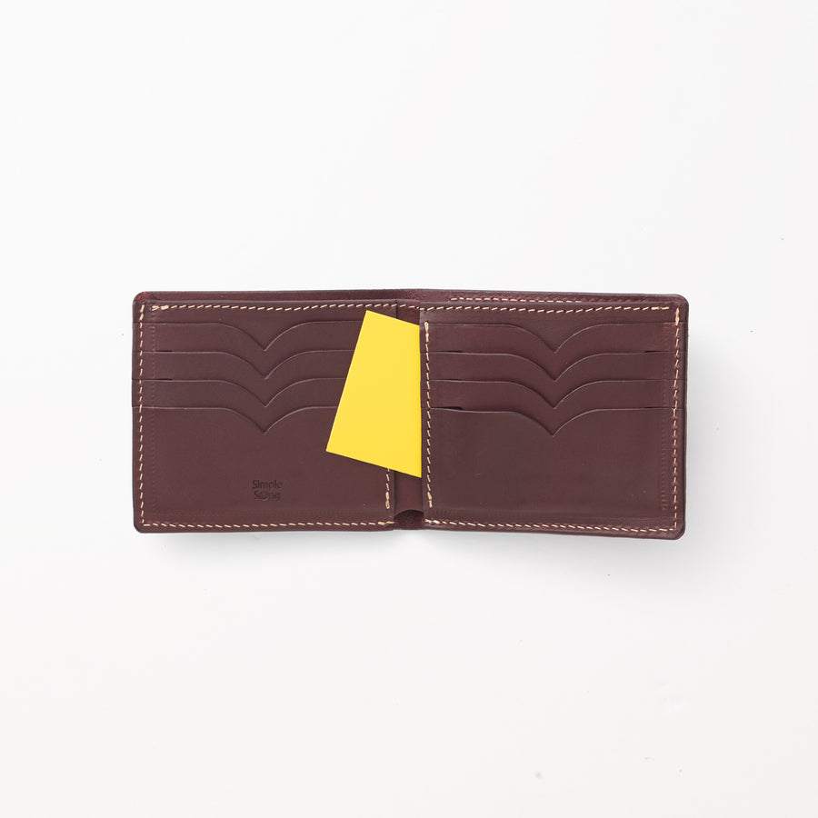 2つ折り財布 / Burgundy