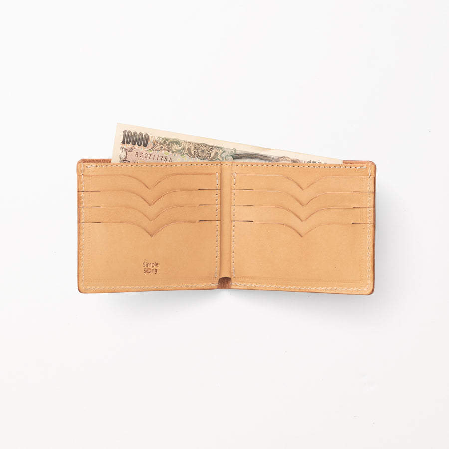 2つ折り財布 / Nude