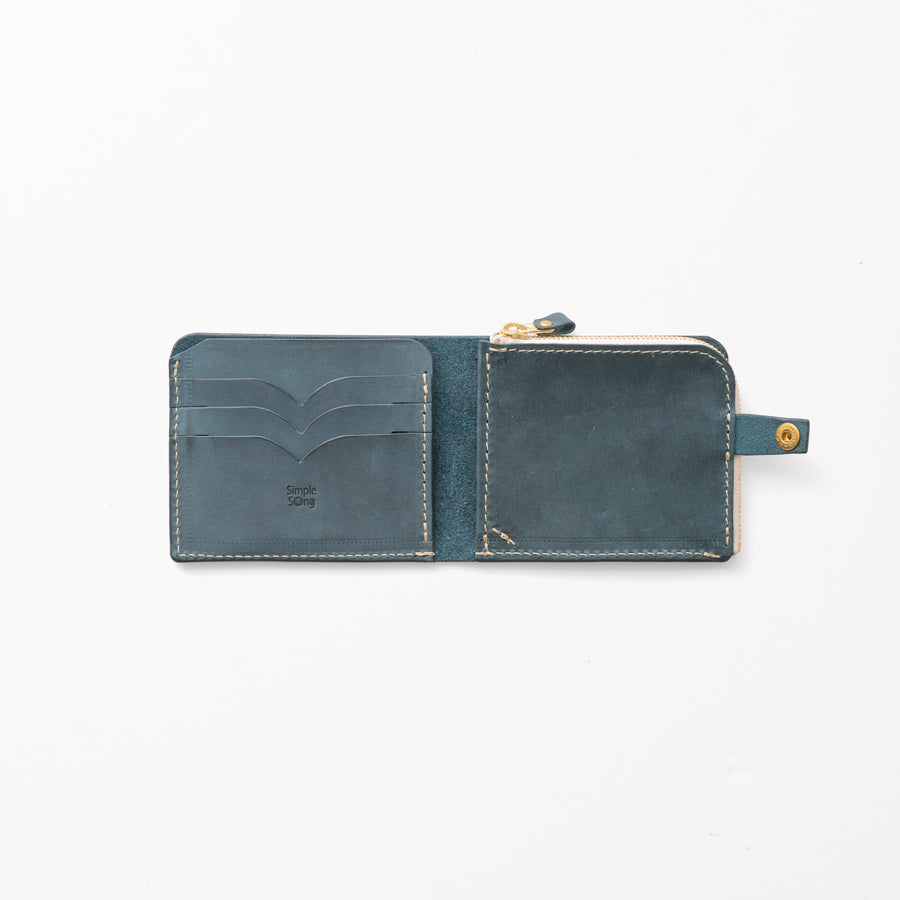 うす型財布 / BlueGreen