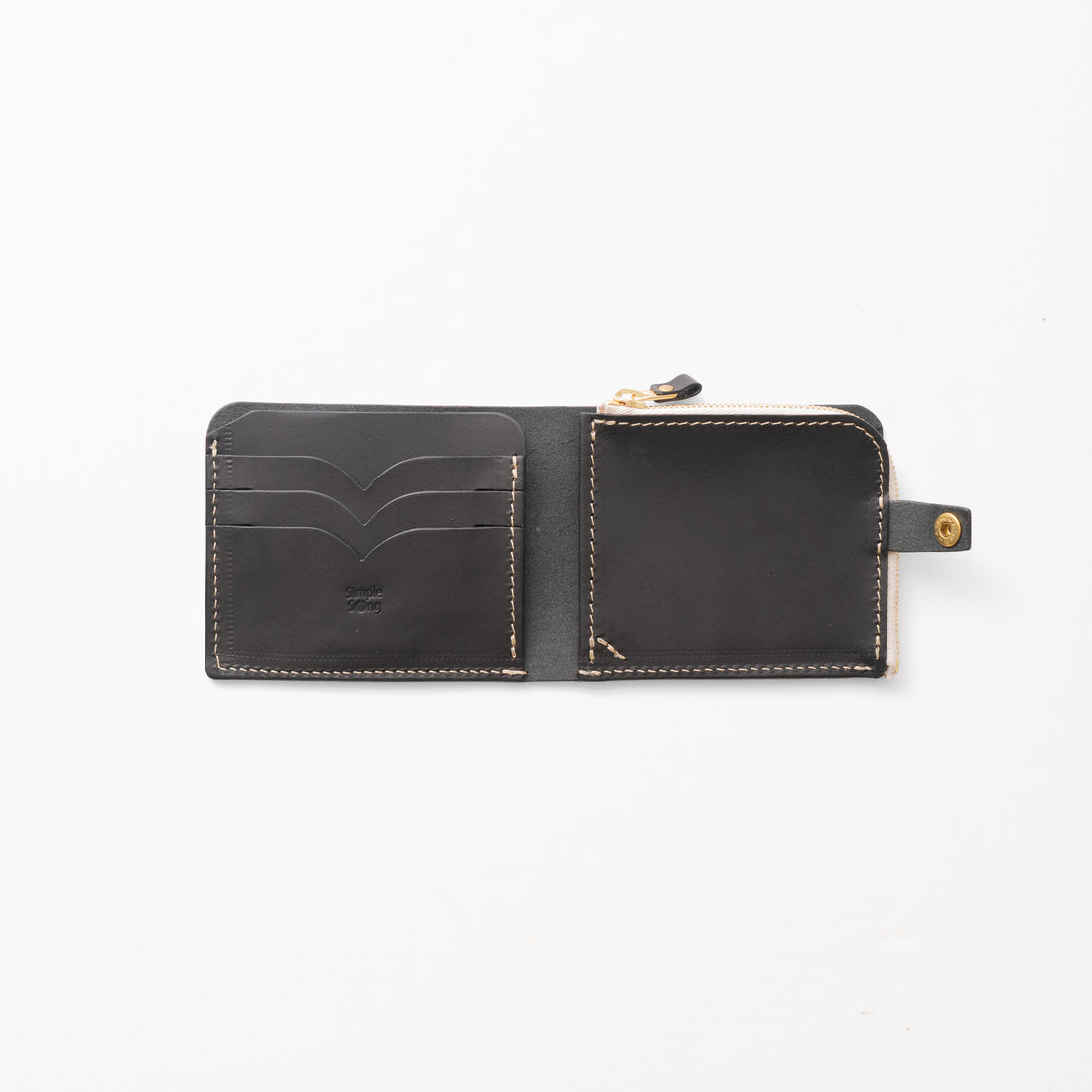 うす型財布 / Black
