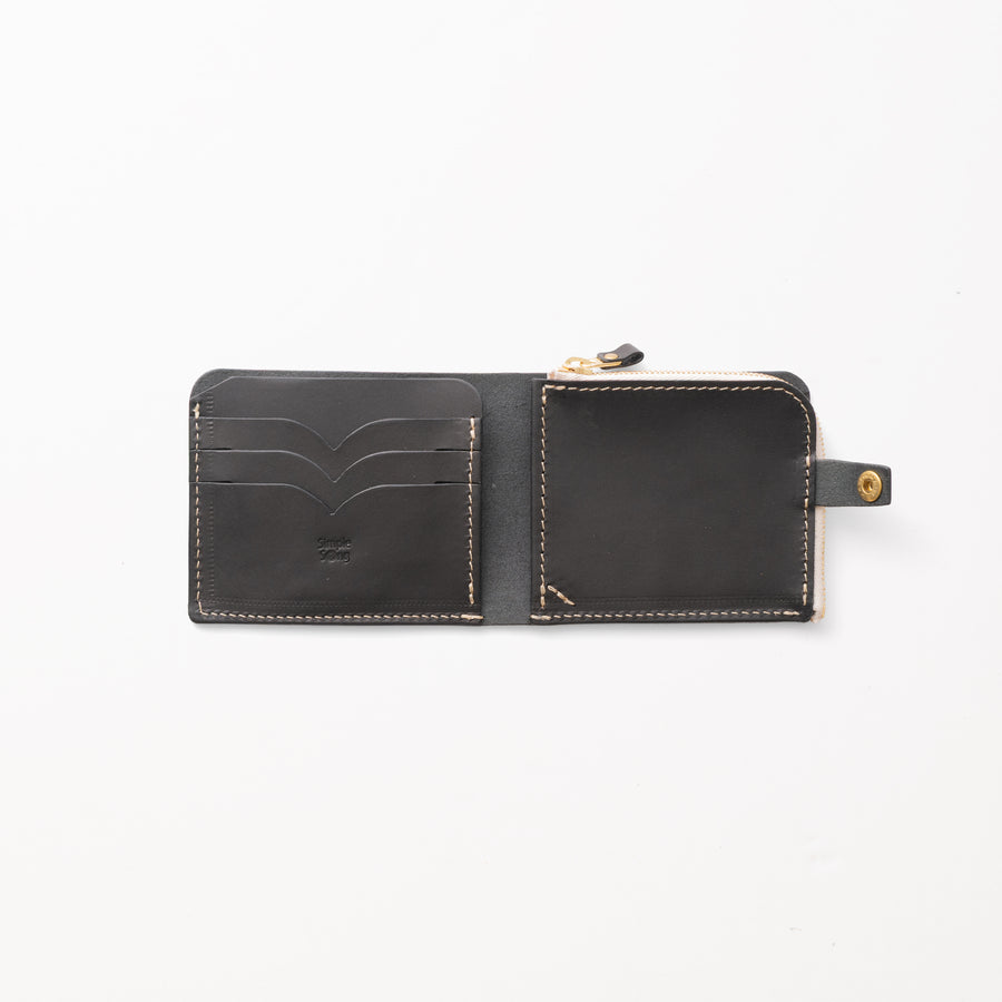うす型財布 / Black