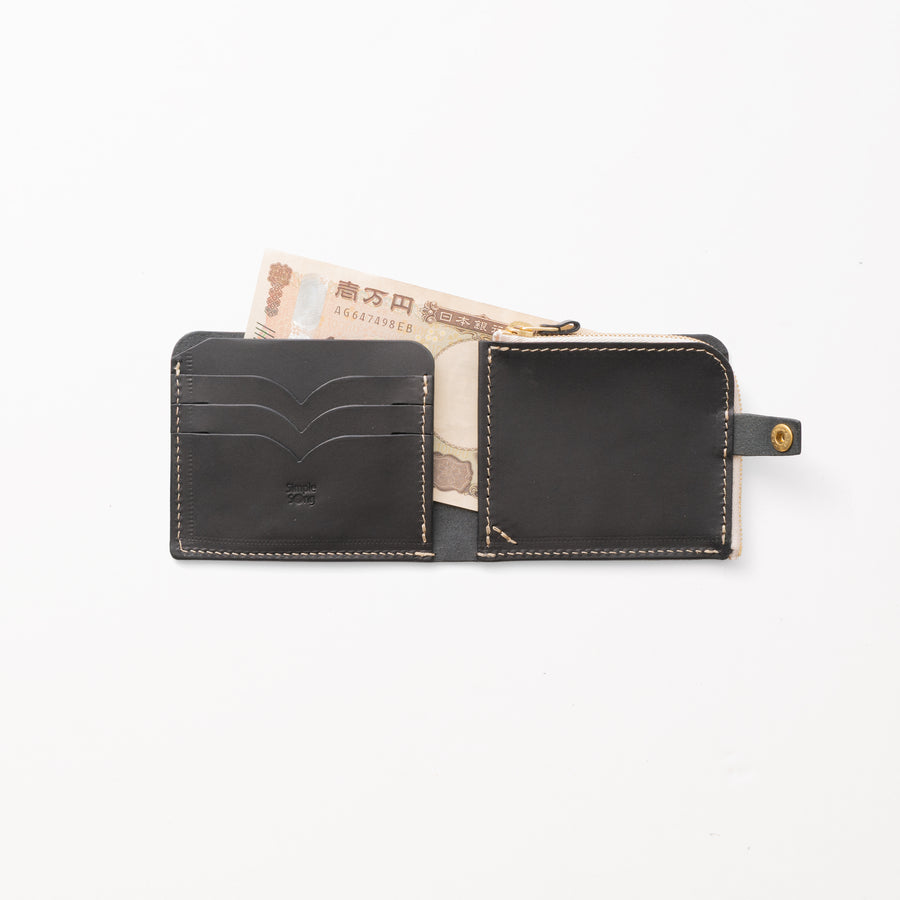 うす型財布 / Black