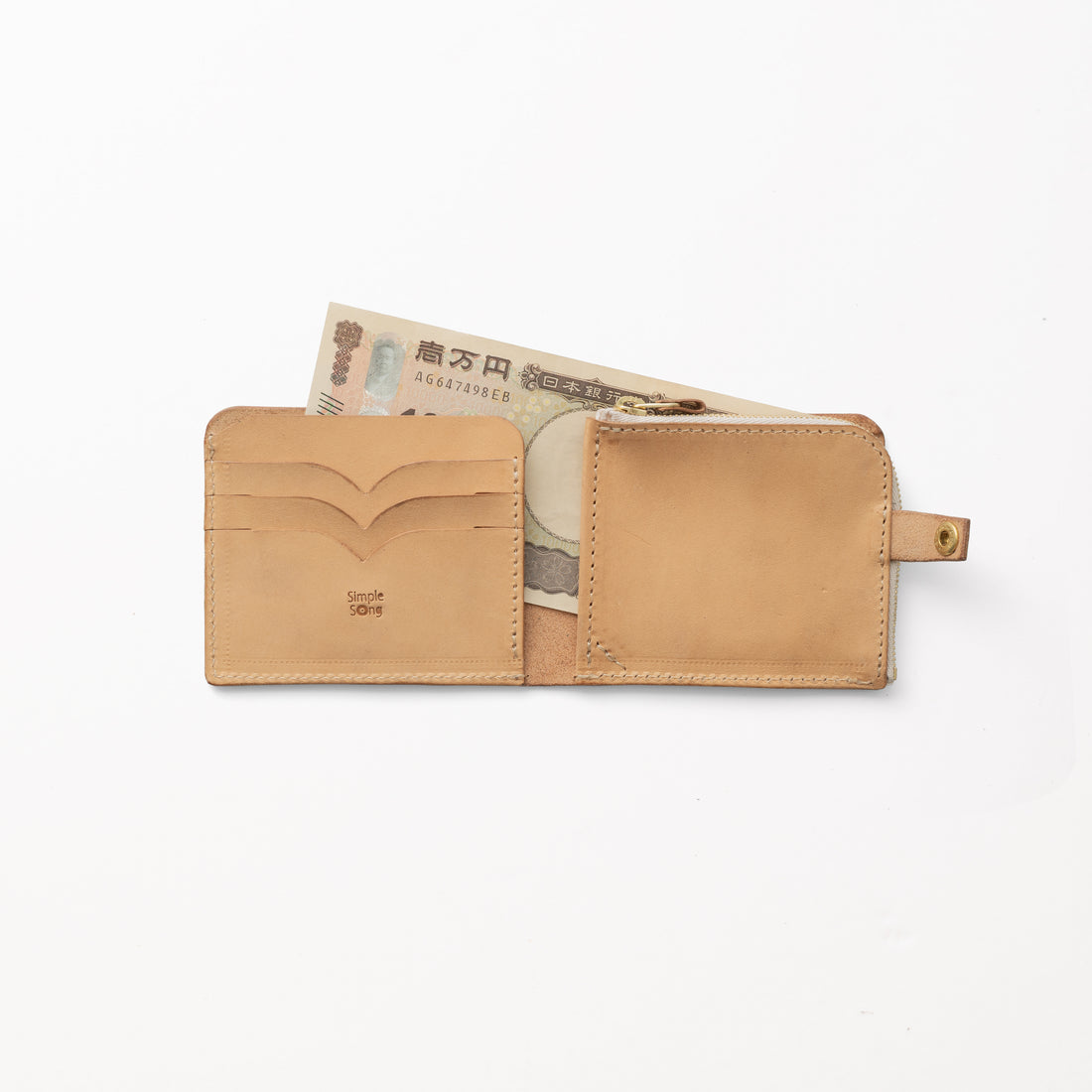 うす型財布 / Nude