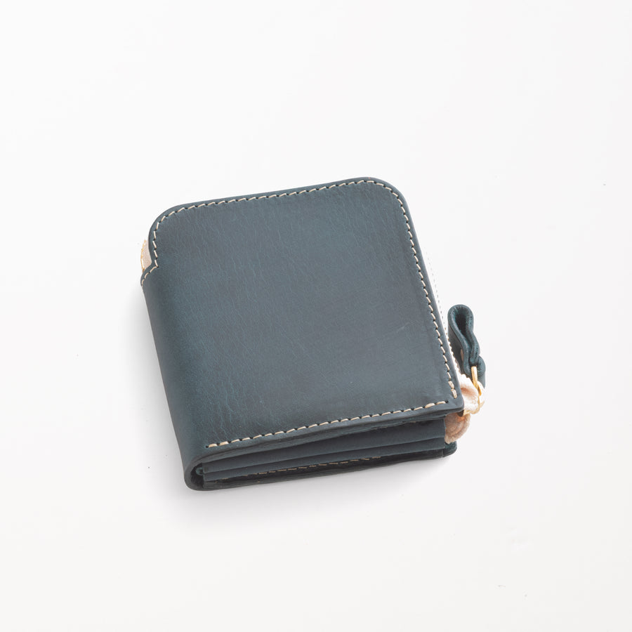 L字ファスナー財布 / BlueGreen