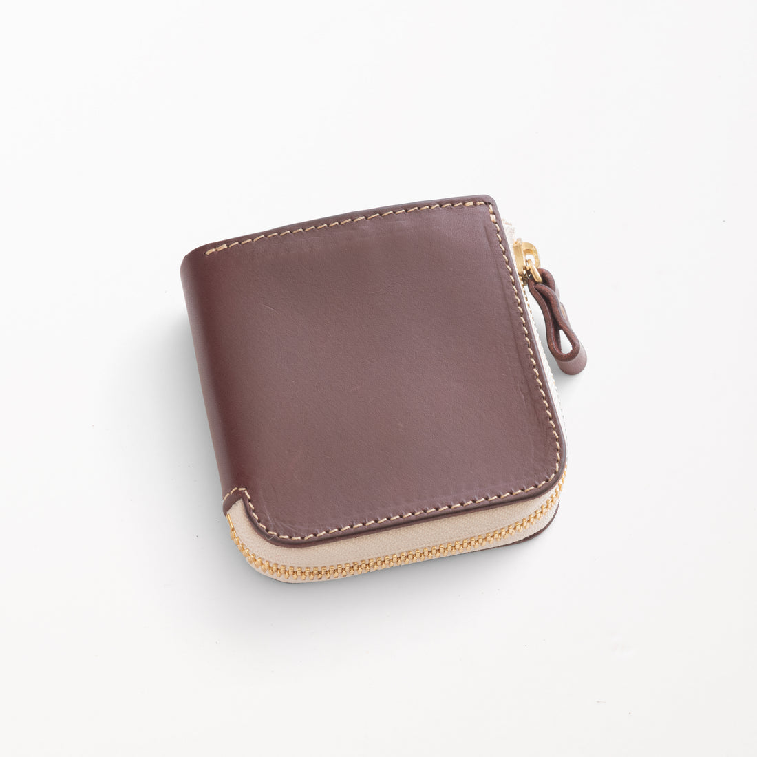 L字ファスナー財布 / Burgundy