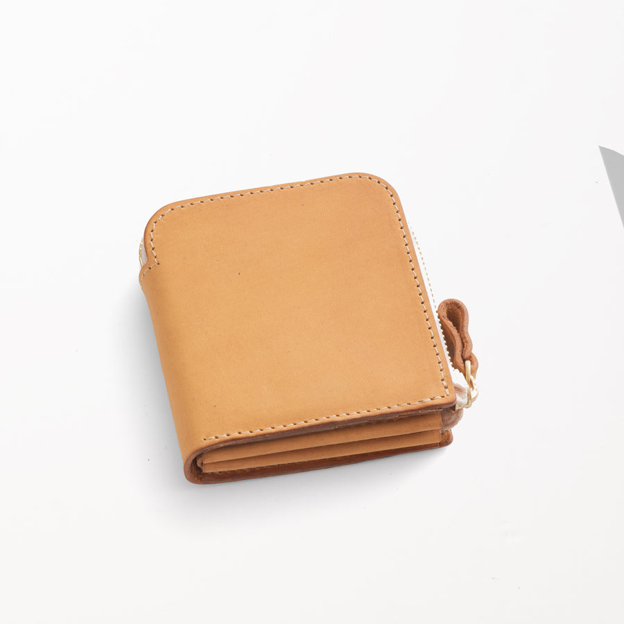 L字ファスナー財布 / Honey
