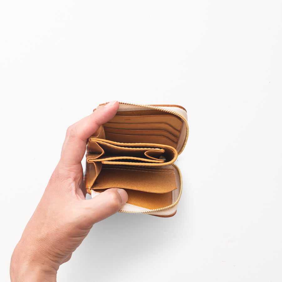 L字ファスナー財布 / Honey