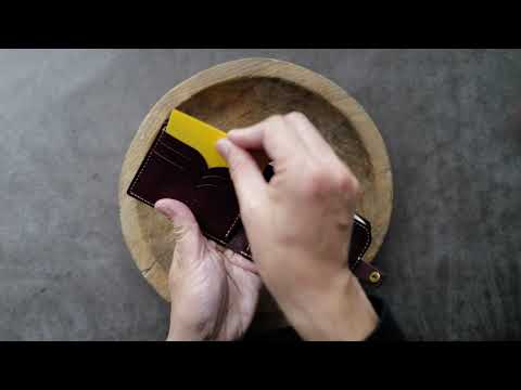 うす型財布 / Black